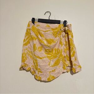 Wild Fable | Tropical Print Skort in Yellow and Pink